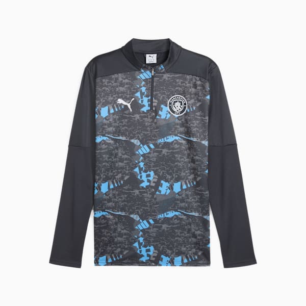 Buzo pre-partido Manchester City para hombre, Strong Gray-Cool Light Gray, large-ARG