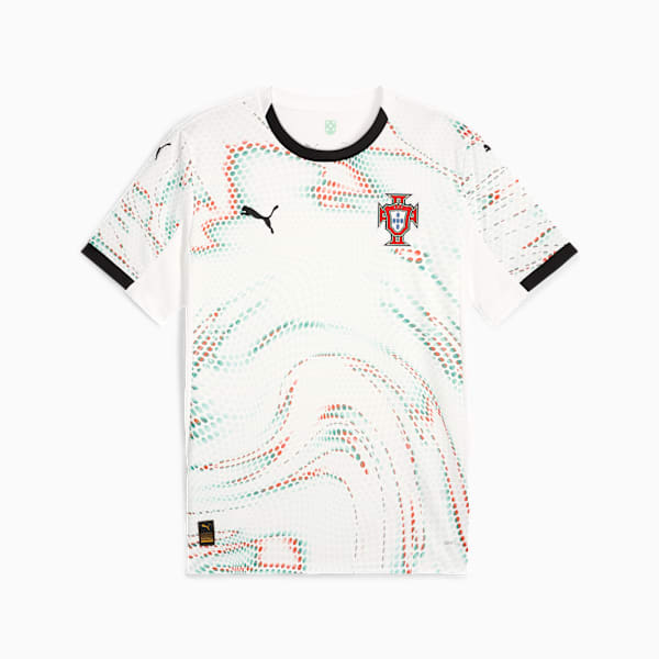 Camiseta visitante Portugal 2025 para hombre, PUMA White-PUMA Black, large-ARG
