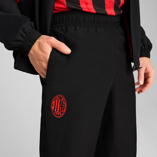 Pants holgado AC Milan ftblARCHIVE para hombre, PUMA Black-For All Time Red, large-MEX