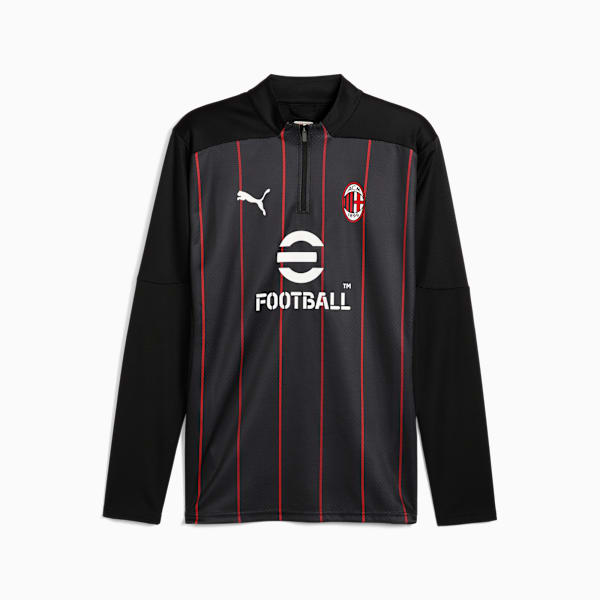 Remera pre-partido AC Milan para hombre, PUMA Black-For All Time Red, large-ARG