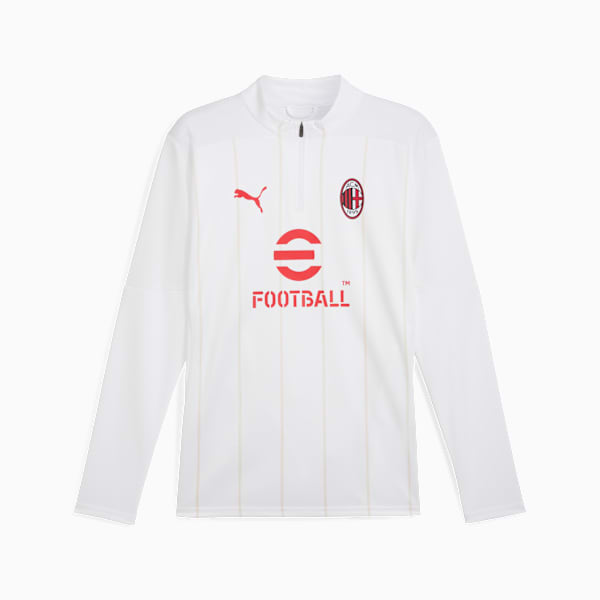 Remera pre-partido AC Milan para hombre, PUMA White-Putty, large-ARG