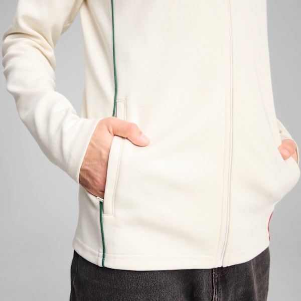 Campera con capucha y cierre Portugal Casuals para hombre, Sugared Almond-Persian Blue, large-ARG