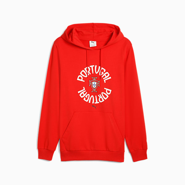 Portugal ftblNRGY Hoodie Men, Sport Red-PUMA White, large-ZAF