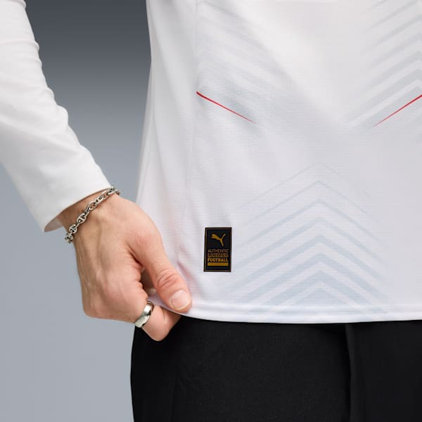 Camiseta RB Leipzig 25/26 Local para hombre, PUMA White-For All Time Red, large-ARG