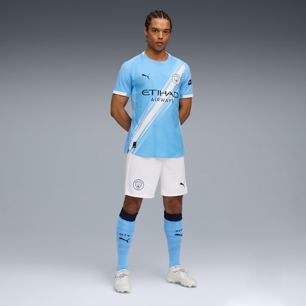 Shorts Manchester City 25/26 Masculino, PUMA White-Team Light Blue, large-BRA