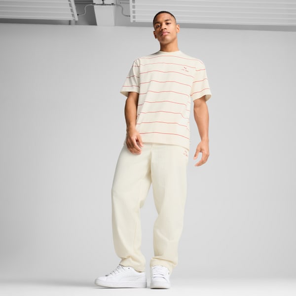 AC Milan MMQ Striped Tee Men, Warm White-Club Red, large-ZAF