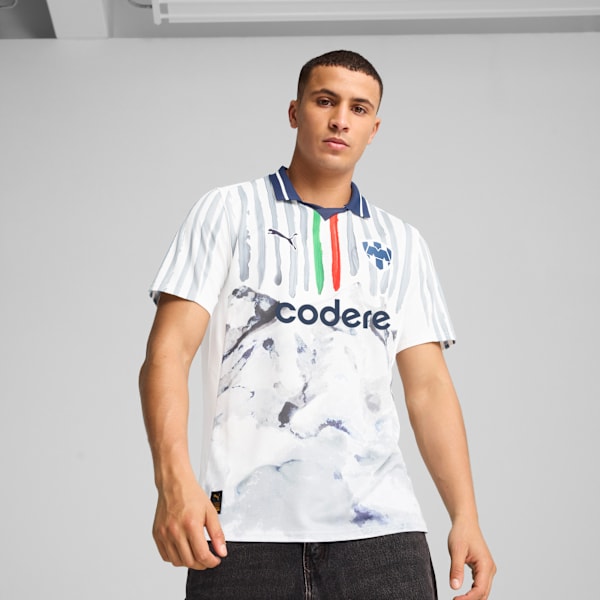 Jersey KIDSUPER x CF MONTERREY Replica Hombre, PUMA White-Deep Navy, large-MEX