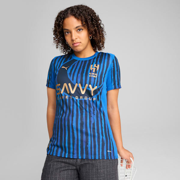 Camisa KIDSUPER X AL-HILAL SFC Feminina, Blue Intense-Club Navy, large-BRA