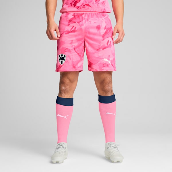 PUMA x KIDSUPER C.F. Monterrey Replica Shorts Men, Fast Pink-PUMA White, large-MEX