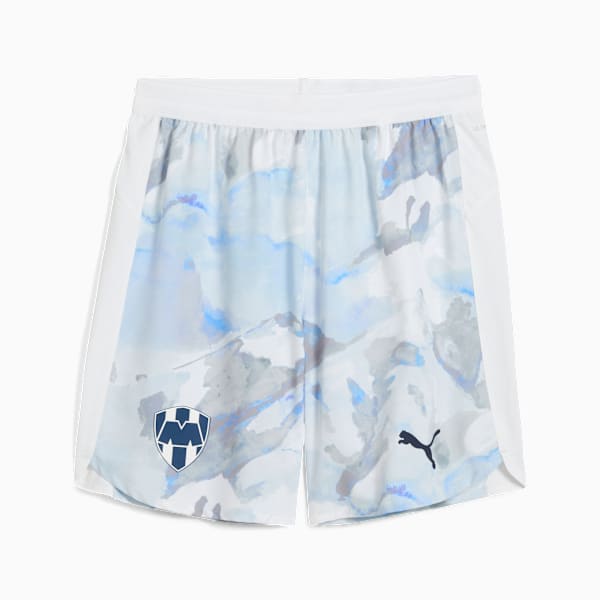 Shorts PUMA x KIDSUPER C.F. Monterrey para hombre, PUMA White-Deep Navy, large-MEX