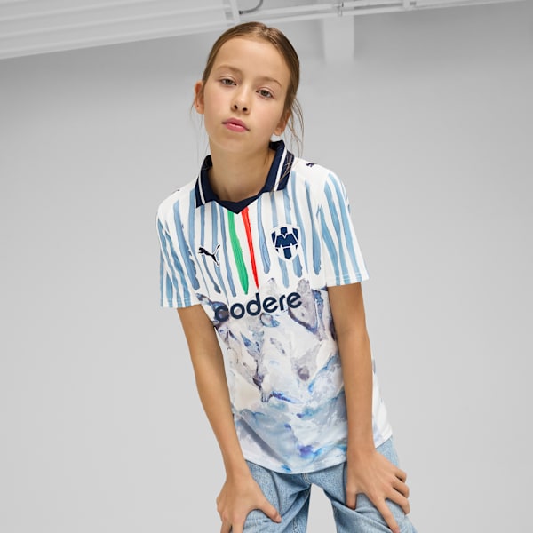 KIDSUPER x CF MONTERREY Jersey Youth, PUMA White-Deep Navy, large-MEX