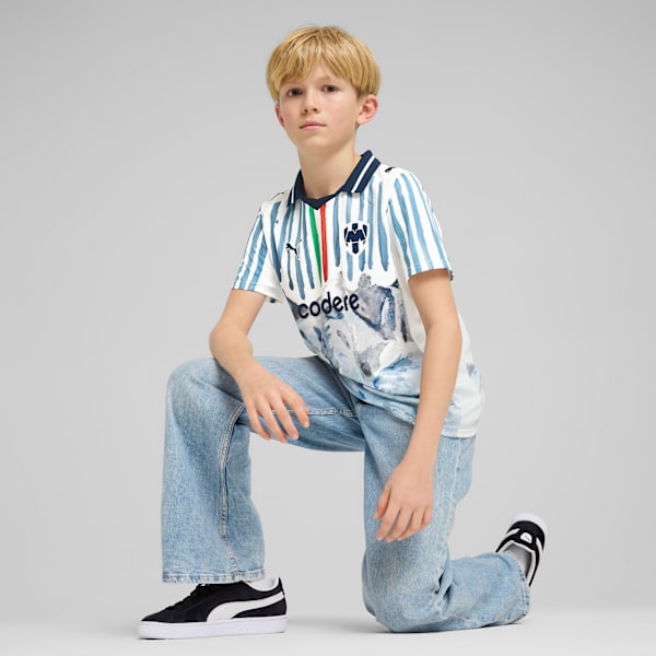 KIDSUPER x CF MONTERREY Jersey Youth, PUMA White-Deep Navy, large-MEX