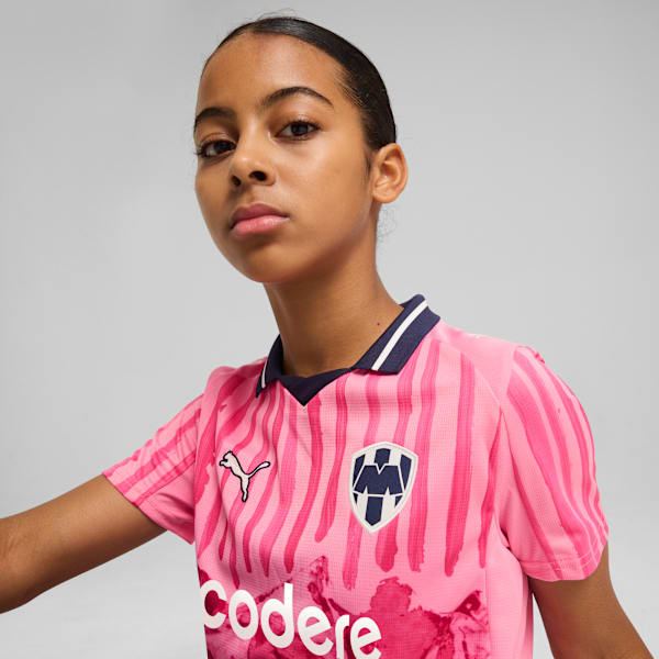 KIDSUPER x CF MONTERREY Jersey Youth, Fast Pink-PUMA White, large-MEX