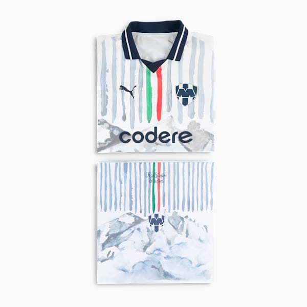 Jersey Authentic Promo KIDSUPER x CF MONTERREY para hombre con caja, PUMA White-Deep Navy, large-MEX