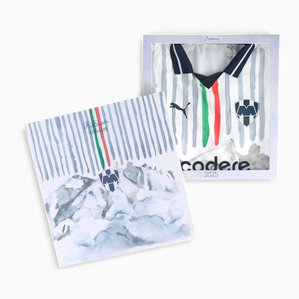 Jersey Authentic Promo KIDSUPER x CF MONTERREY para hombre con caja, PUMA White-Deep Navy, large-MEX