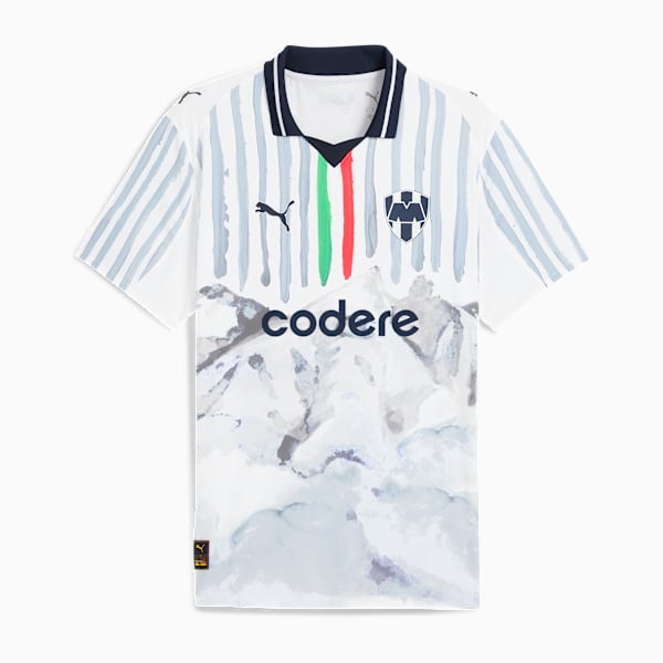 Jersey Authentic Promo KIDSUPER x CF MONTERREY para hombre con caja, PUMA White-Deep Navy, large-MEX