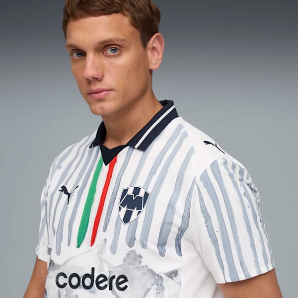 Jersey Authentic Promo KIDSUPER x CF MONTERREY para hombre con caja, PUMA White-Deep Navy, large-MEX