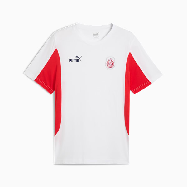 Playera Guadalajara ftblARCHIVE para hombre, PUMA White-PUMA Red, large-MEX