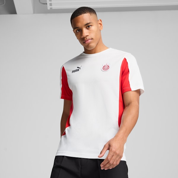 Playera Guadalajara ftblARCHIVE para hombre, PUMA White-PUMA Red, large-MEX
