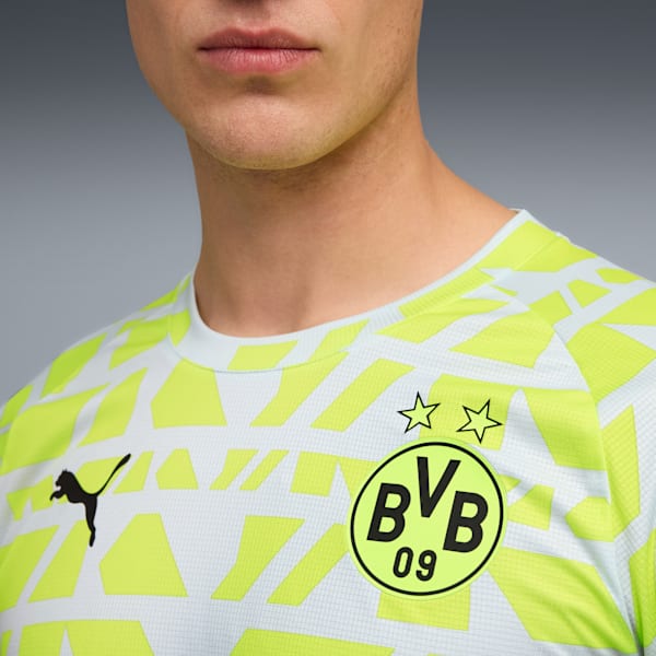 Borussia Dortmund Pre-match Jersey Men, Silver Mist-Yellow Alert, large-ZAF