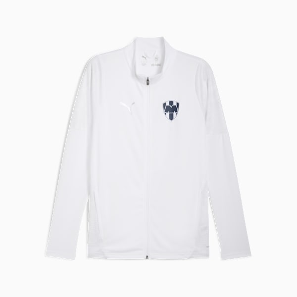 CF Monterrey Training Jacket Men, PUMA White-Feather Gray, large-MEX