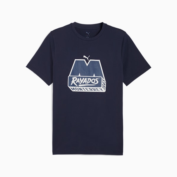 CF Monterrey FtblCulture Tee Men, PUMA Navy, large-MEX