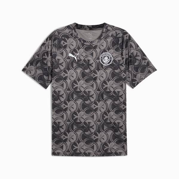 Camiseta pre-partido Manchester City para hombre, PUMA Black-Flat Dark Gray, large-ARG