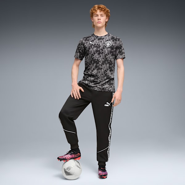 Camiseta pre-partido Manchester City para hombre, PUMA Black-Flat Dark Gray, large-ARG