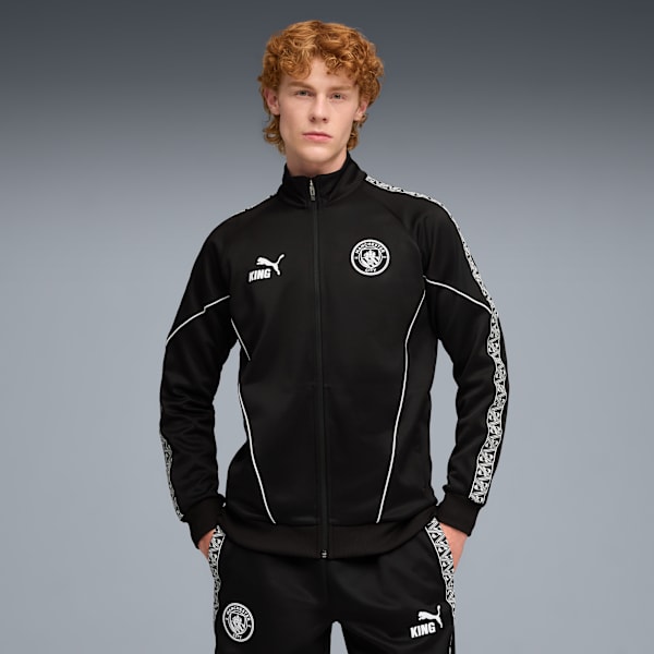 Manchester City KING Anthem Jacket Men, PUMA Black, large-ZAF