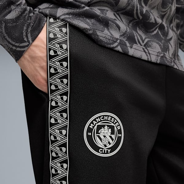 Manchester City KING Anthem Pants Men, PUMA Black, large-ZAF