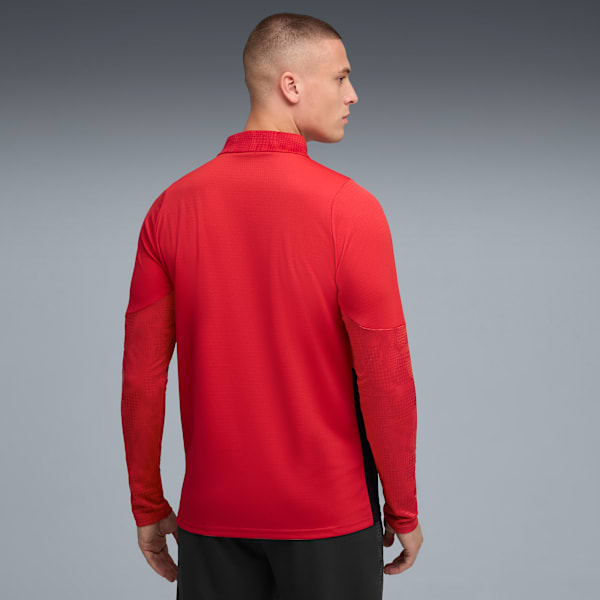 Buzo de entrenamiento zip 1/4 AC Milan 25/26 para hombre, For All Time Red-PUMA Black, large-ARG