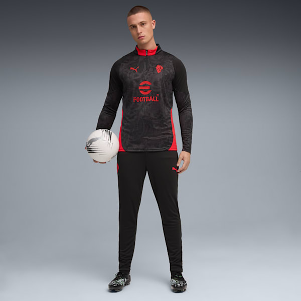 Buzo de entrenamiento zip 1/4 AC Milan 25/26 para hombre, PUMA Black-For All Time Red, large-ARG