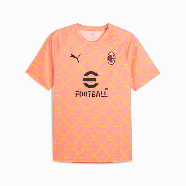 AC Milan Pre-match Jersey Men, Pink Fruit-Sunny Yellow, large-ZAF