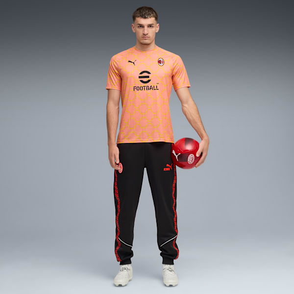 AC Milan Pre-match Jersey Men, Pink Fruit-Sunny Yellow, large-ZAF