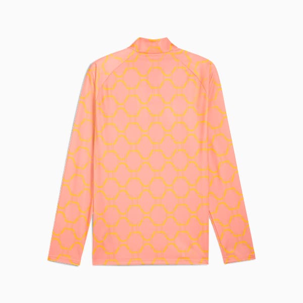 AC Milan Pre-match Quarter-Zip Top Men, Pink Fruit-Sunny Yellow, large-ZAF
