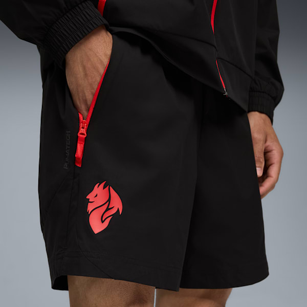 Shorts holgados AC Milan PUMATECH para hombre, PUMA Black-For All Time Red, large-ARG