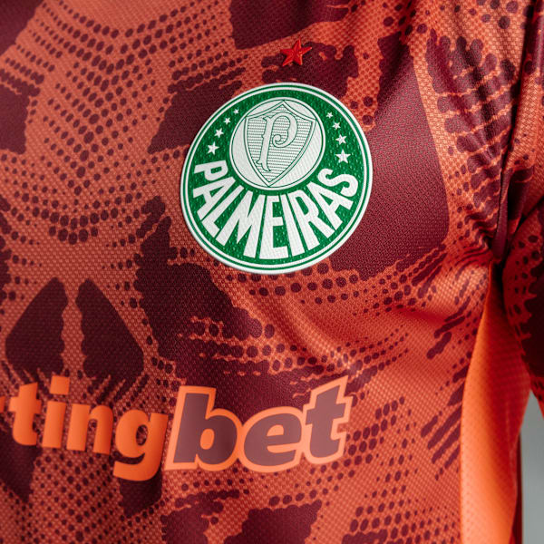 Camisa Goleiro Palmeiras Jogador AWAY 2025, Vermelho, large-BRA