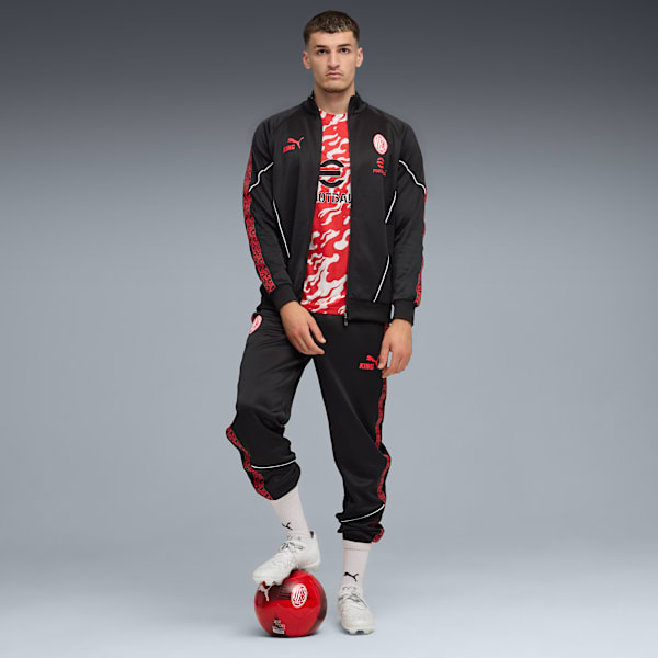 AC Milan KING Anthem Jacket Men, PUMA Black-For All Time Red, large-MEX