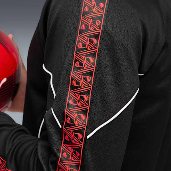 AC Milan KING Anthem Jacket Men, PUMA Black-For All Time Red, large-MEX