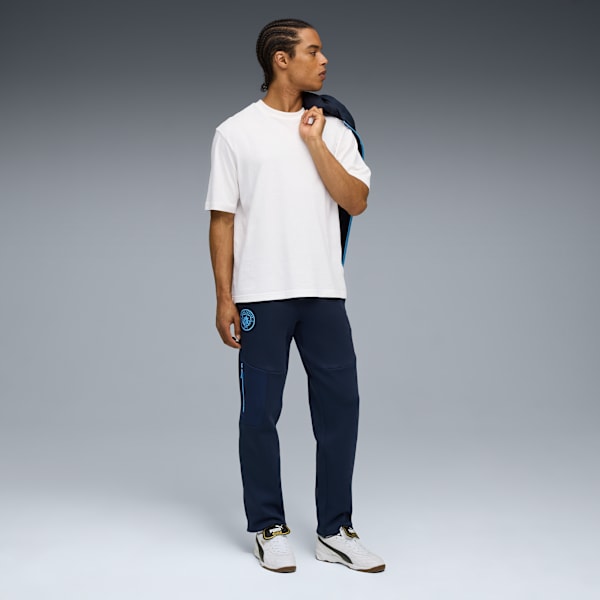 Pantalones Manchester City PUMATECH para hombre, Deep Navy-Team Light Blue, large-ARG