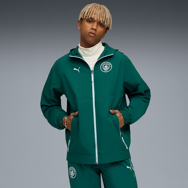Campera Manchester City PUMATECH para hombre, Malachite-Silver Sky, large-ARG