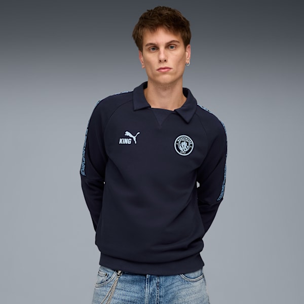 Buzo Manchester City KING para hombre, Deep Navy-Team Light Blue, large-ARG