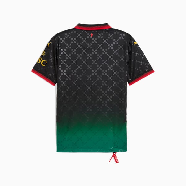 Jersey hombre Réplica AC MILAN x OFF-WHITE, PUMA Black-Power Green, large-MEX