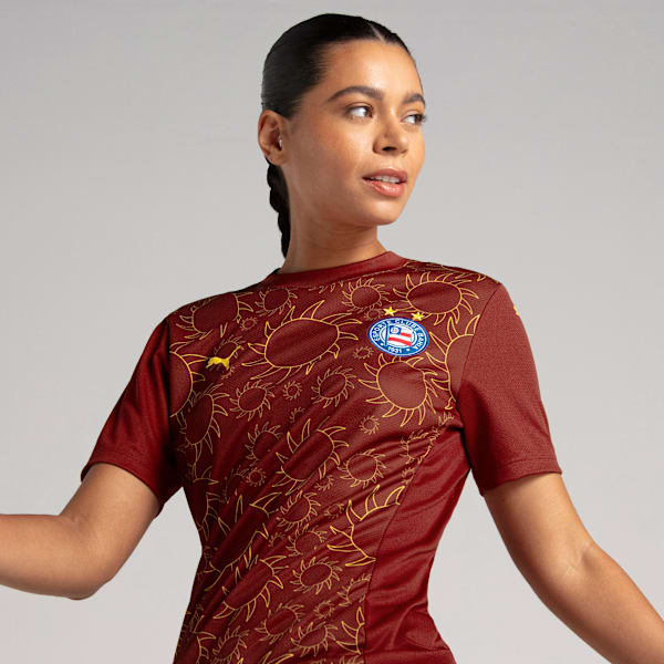 Camisa Bahia Torcedor Third 2025 Feminina, Intense Red, large-BRA
