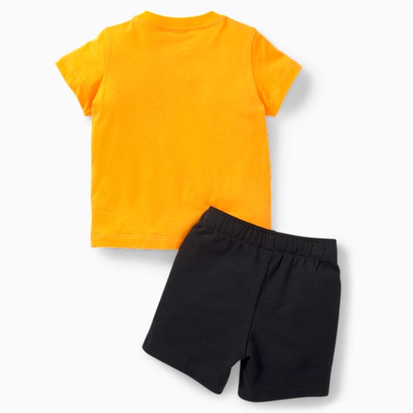 Minicats Tee and Shorts Set Toddler, Tangerine, large-ZAF