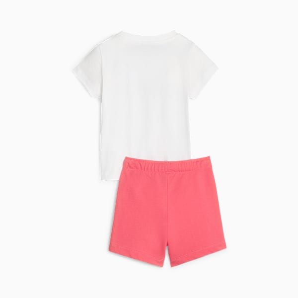 Minicats Tee and Shorts Set Toddler, Electric Blush, large-ZAF