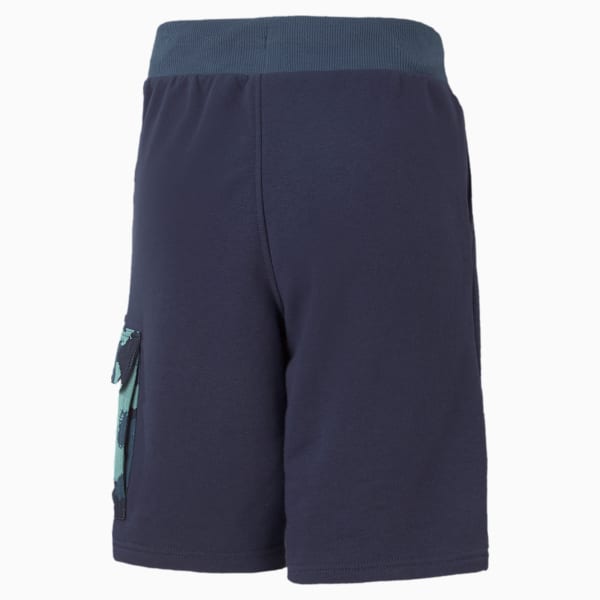 Alpha Cargo Youth Sweat Shorts, Peacoat, large-ZAF