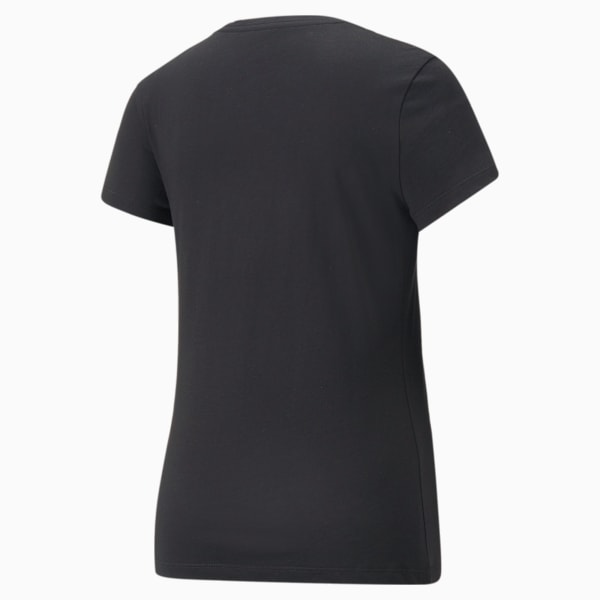 Playera mujer Essentials+, Puma Black-silver metallic, large-MEX