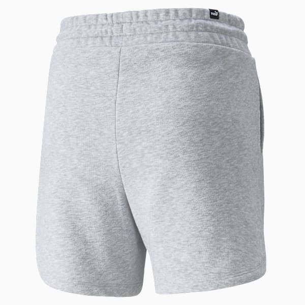 Shorts de cintura alta Mujer Essentials, Light Gray Heather, large-MEX