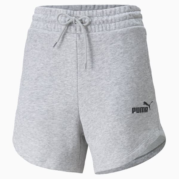 Shorts de cintura alta Mujer Essentials, Light Gray Heather, large-MEX